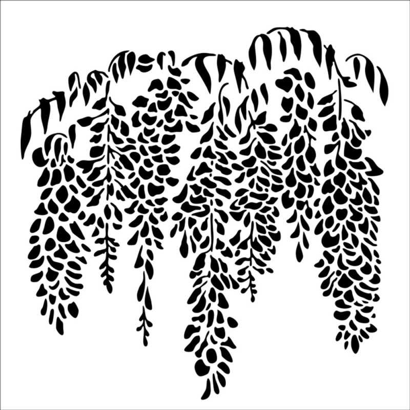 The Crafter´s Workshop Šablona TCW 12"x12" (30,5x30,5 cm) - Wisteria