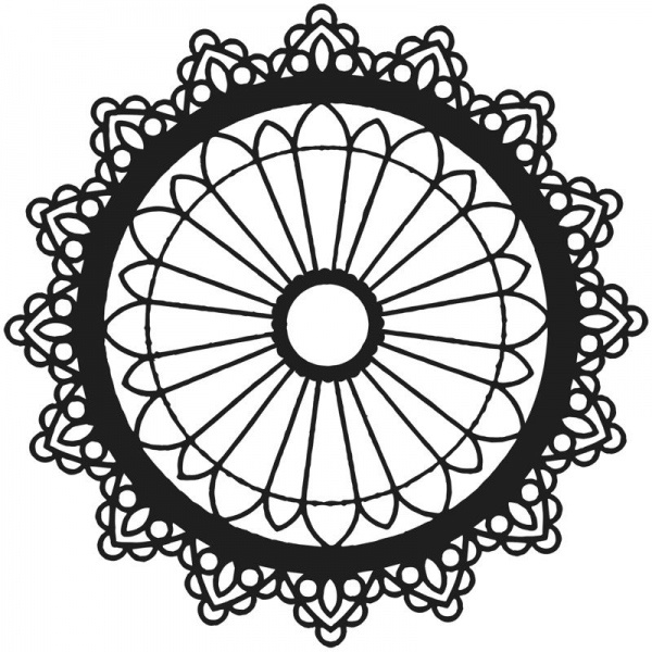 Šablona TCW 12aquot;x12aquot; (30,5x30,5 cm) - Petal Mandala Aladine