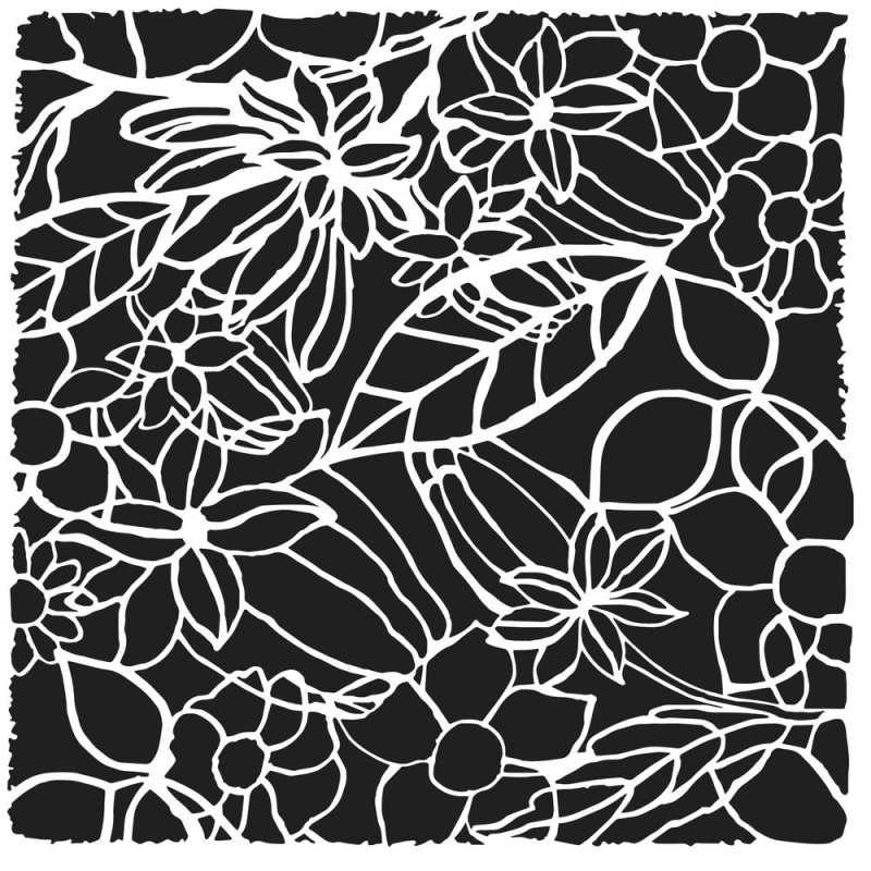 Šablona TCW 12aquot;x12aquot; (30,5x30,5 cm) - Framed Garden Aladine