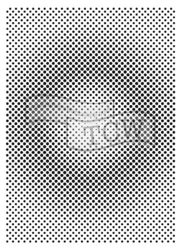 The Crafter´s Workshop Šablona TCW 5,25"x7,25" (13,3x18,4 cm) - Halftone Vortex