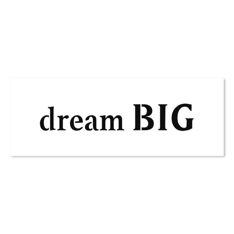 The Crafter´s Workshop Šablona TCW 16,5"x6" (42x15 cm) - Text Dream Big