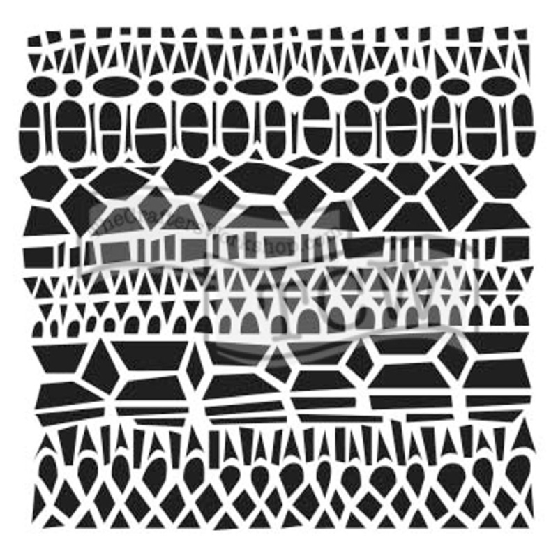 The Crafter´s Workshop Šablona TCW - Modern Lace - VYBERTE VELIKOST - Šablona TCW 6"x6" (15,2x15,2 cm) - Modern Lace