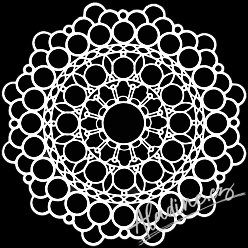 The Crafter´s Workshop Šablona TCW - Orb Mandala - VYBERTE VELIKOST - Šablona TCW 6"x6" (15,2x15,2 cm) - Orb Mandala