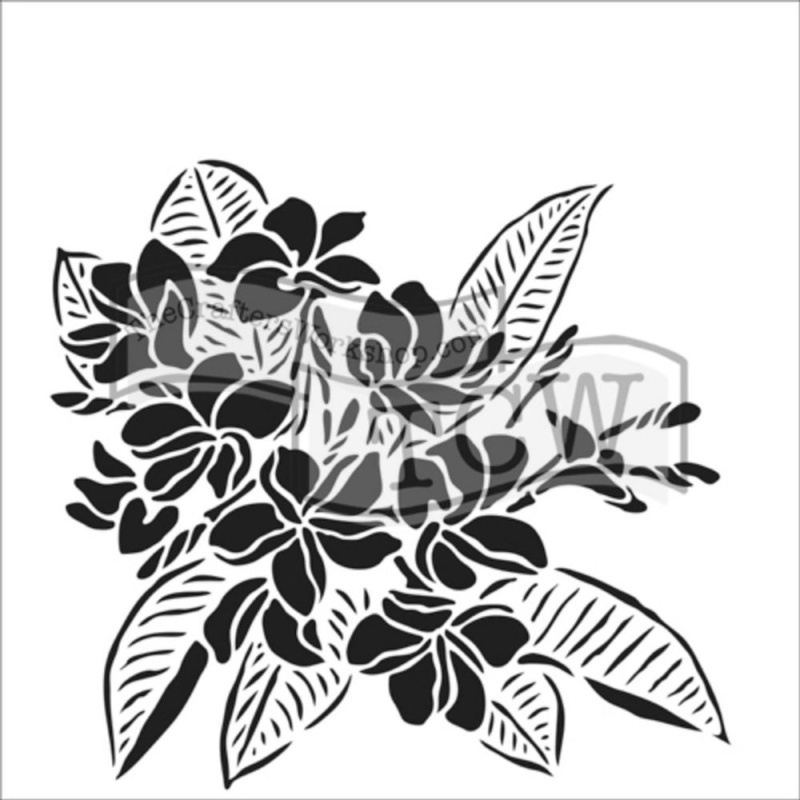 The Crafter´s Workshop Šablona TCW - Plumeria - VYBERTE VELIKOST - Šablona TCW 6"x6" (15,2x15,2 cm) - Plumeria