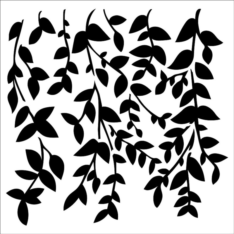 Šablona TCW 6"x6" (15,2x15,2 cm) - Hanging Vines Aladine