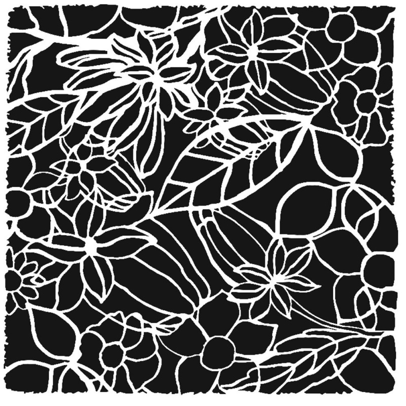 Šablona TCW 6aquot;x6aquot; (15,2x15,2 cm) - Framed Garden Aladine