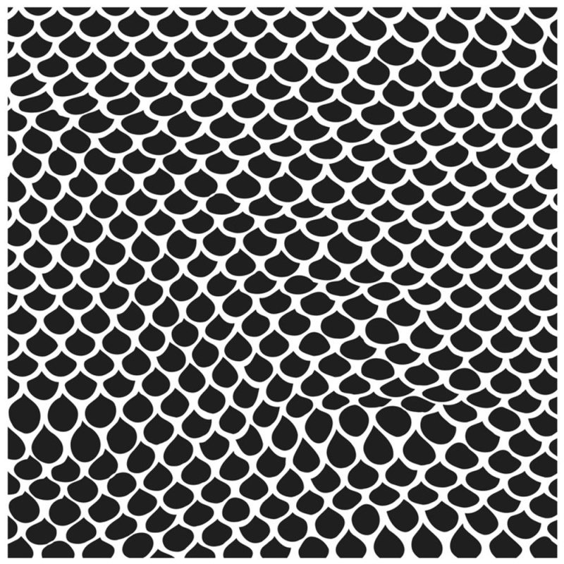 Šablona TCW 6aquot;x6aquot; (15,2x15,2 cm) - Mermaid Tail Aladine