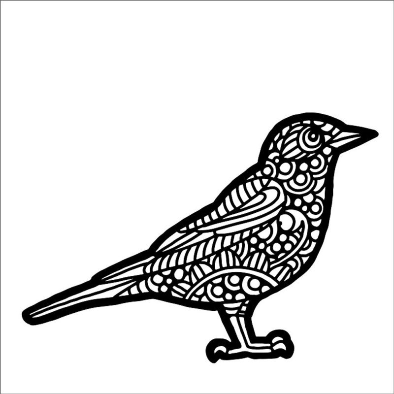Šablona TCW 6aquot;x6aquot; (15,2x15,2 cm) - American Robin Aladine