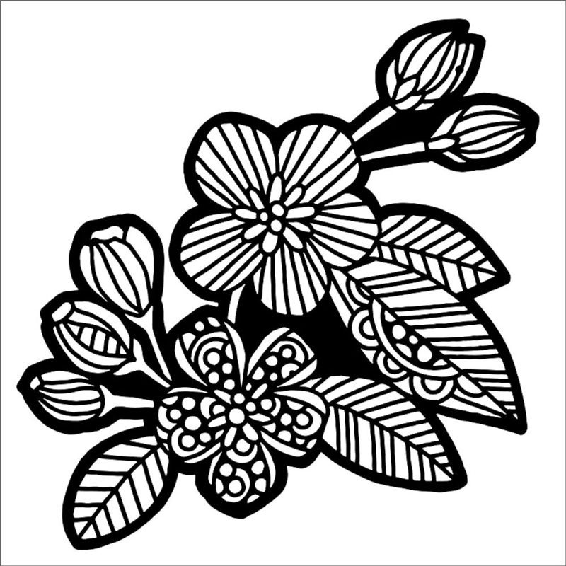 Šablona TCW 6aquot;x6aquot; (15,2x15,2 cm) - Apple Blossom Aladine