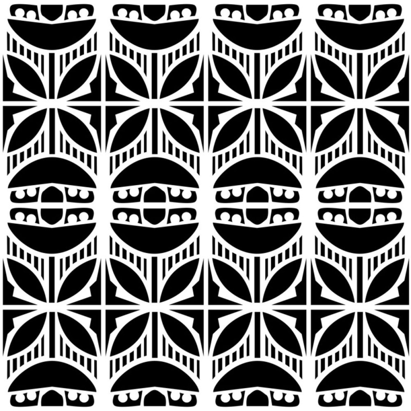 Šablona TCW 6aquot;x6aquot; (15,2x15,2 cm) - Deco Stripes. Aladine