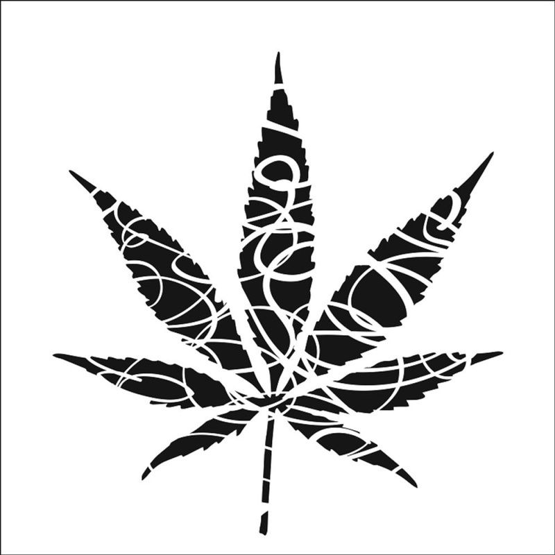 Šablona TCW 6aquot;x6aquot; (15,2x15,2 cm) - Forbidden Leaf Aladine
