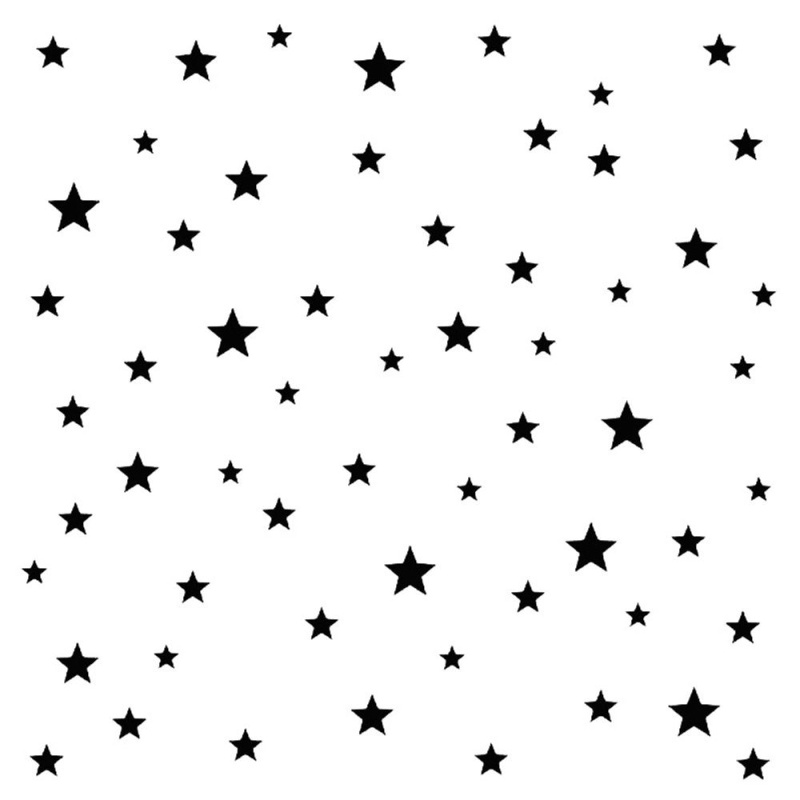 The Crafter´s Workshop Šablona TCW 6"x6" (15,2x15,2 cm) - Starry Stars