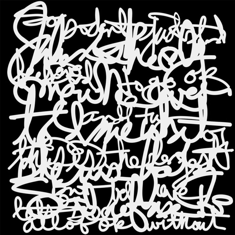 The Crafter´s Workshop Šablona TCW - Thick Thin Writing - VYBERTE VELIKOST - Šablona TCW 6"x6" (15,2x15,2 cm) - Thick Thin Writing