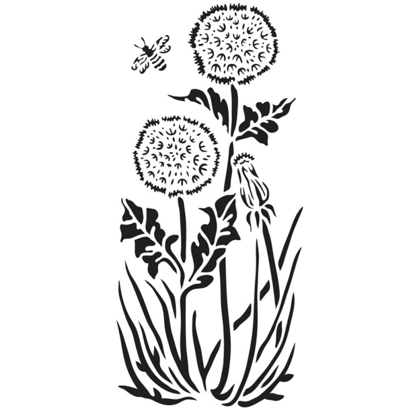 The Crafter´s Workshop Šablona TCW 4"x9" (10x23 cm) - Dandelion Puffs