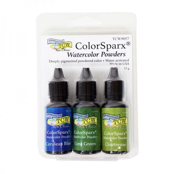 Pigmentový prášek TCW Watercolor Powders, 15 g - Poolside, u bazénu Aladine