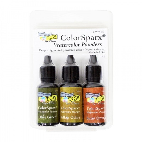 Pigmentový prášek TCW Watercolor Powders, 15 g - Grassland, louka Aladine
