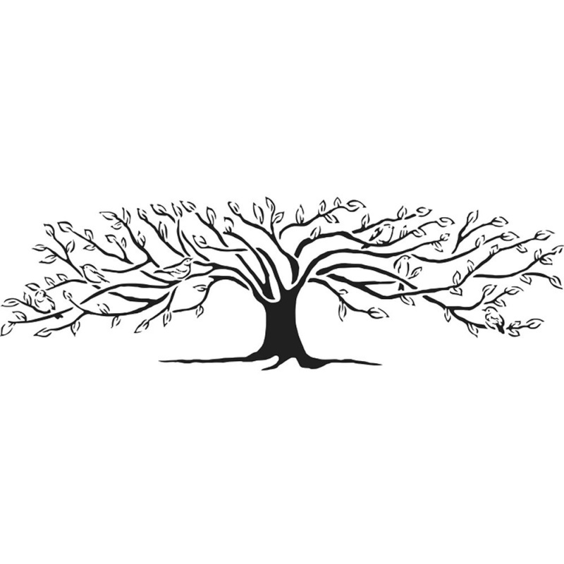 The Crafter´s Workshop Šablona TCW 16,5"x6" (42x15 cm) - Family Tree