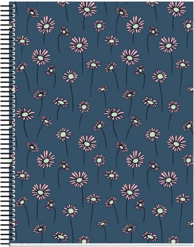 Miquelrius poznámkový blok Blue Daisies A4 (linkovaný 120 listů)