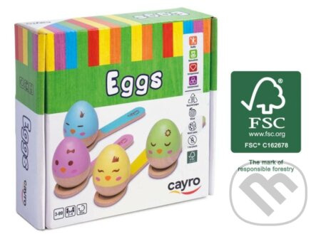 Eggs (Dřevěná vajíčka)