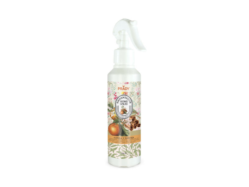 PRADY - Skořice a pomeranč  Osvěžovač vzduchu ve spreji 220 ml