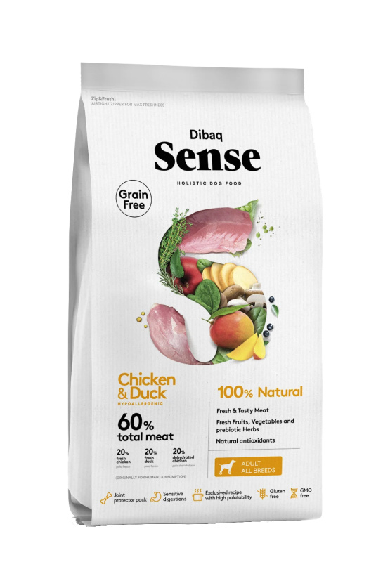 Dibaq Sense DIBAQ SENSE Chicken&Duck 12 kg