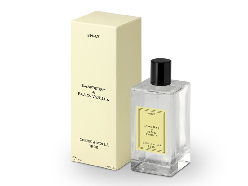 Cereria Mollá Vůně do bytu ve spreji Raspberry & Black Vanilla, 100 ml 1213
