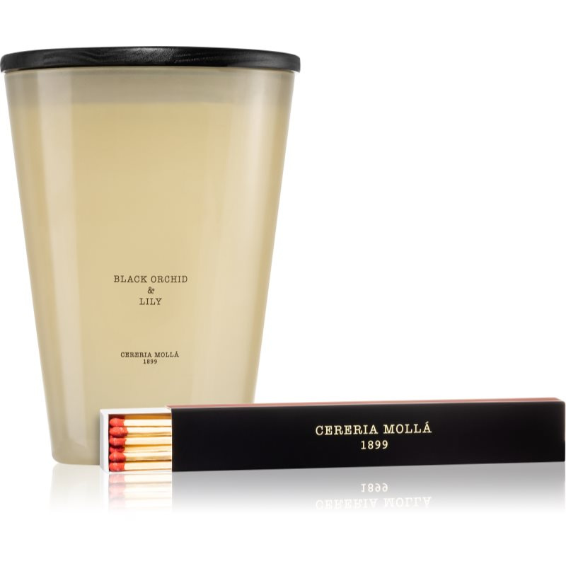 Cereria Mollá Boutique Black Orchid & Lily vonná svíčka 3500 g