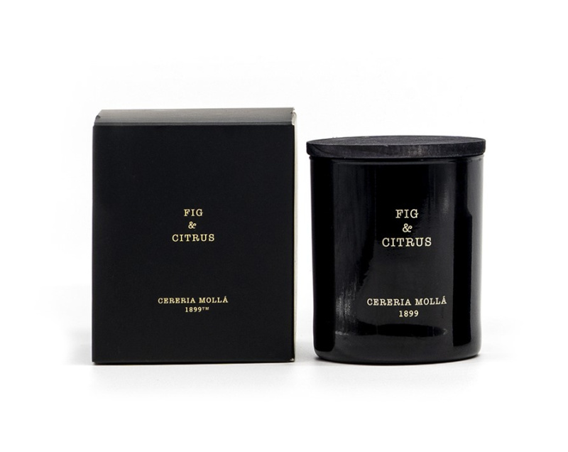 Cereria Mollá Vonná svíčka Fig & Citrus, 230 g, černá 5547