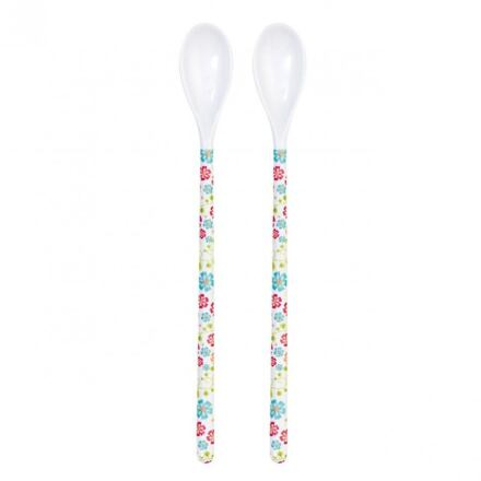 Saro Baby lžičky Ultra Long 2ks Flowers