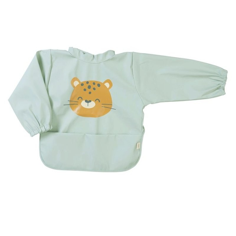 Saro Baby Waterproof Bib with Sleeves bryndák Mint 1 ks