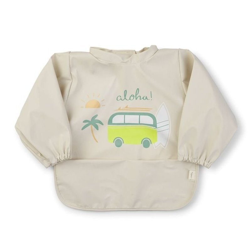 Saro Baby Waterproof Bib with Sleeves bryndák Aloha 1 ks