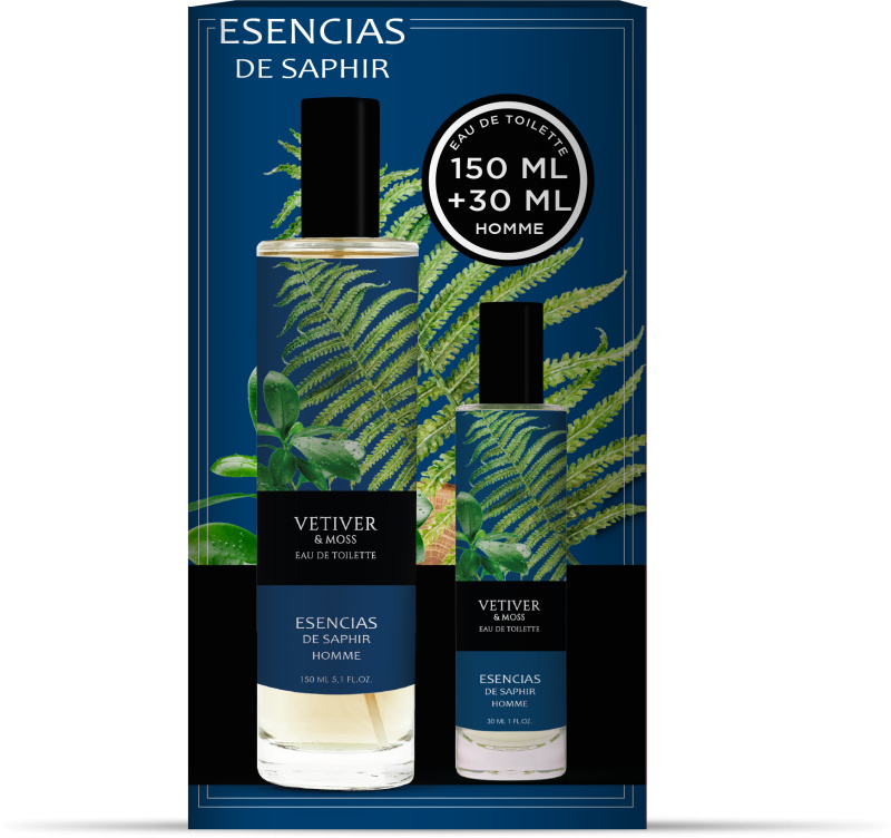 SAPHIR- Dárková sada Vetiver a Mech  Dárková sada
