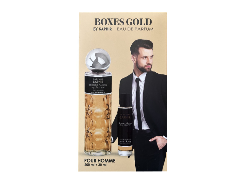 SAPHIR - BOXES GOLD de Saphir  Dárkový set - 200+30ml