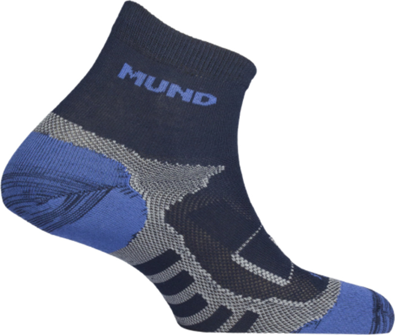 Běžecké ponožky MUND Trail Running šedá/modrá, 41-45 L
