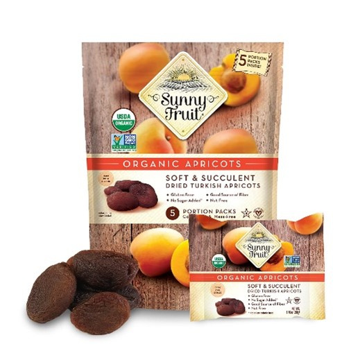 SUNNY FRUIT Bio meruňky sušené na slunci Balení: Multipack 5x50g