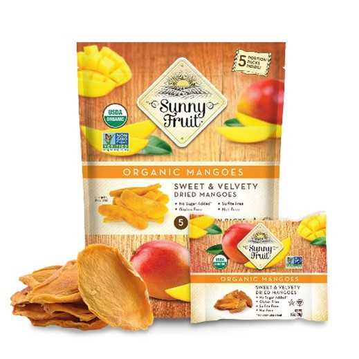SUNNY FRUIT Bio mango sušené na slunci Balení: Multipack 5x20g