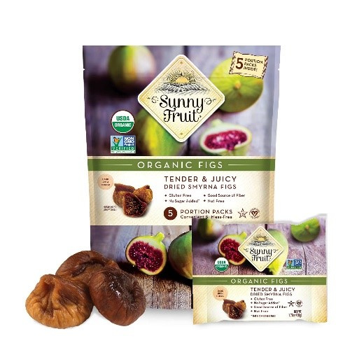 SUNNY FRUIT Bio fíky sušené na slunci Balení: Porce 50g