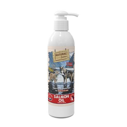 Natural Greatness lososový olej Cat & Dog, 250 ml