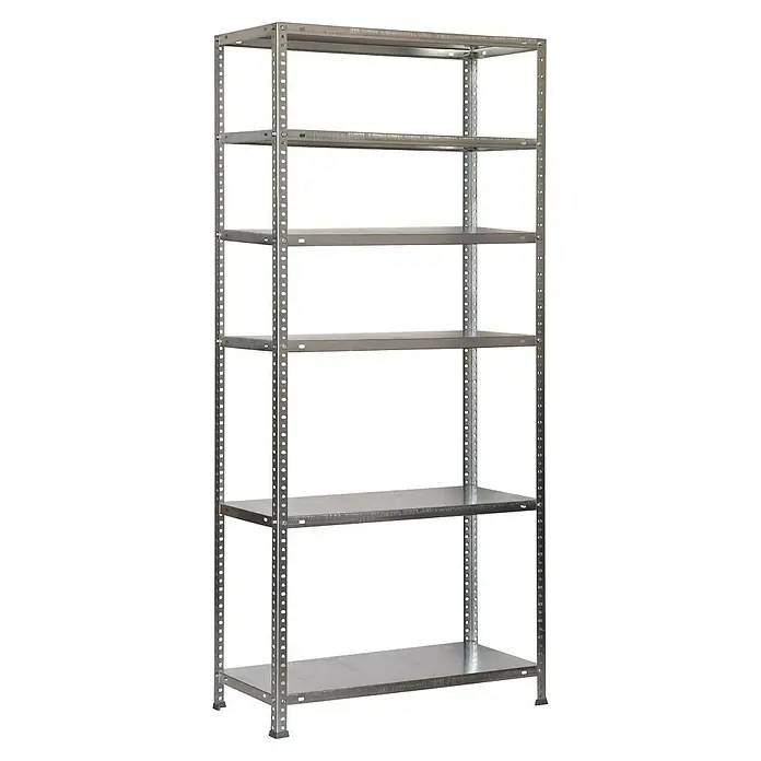 Regál Simonrack Advantage / 200 x 90 x 30 cm / 6 polic / ocelový plech / stříbrná Varianta: ivi1