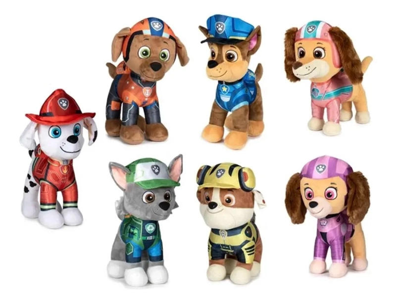 Plyšák Paw Patrol Mighty Movie 27 cm (assort) - 1 kus