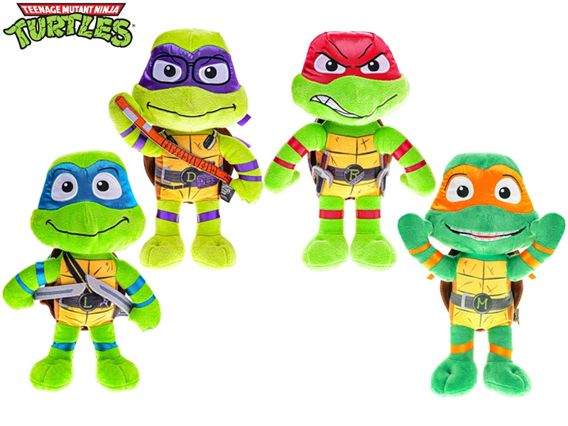 Mikro Želvy ninja: Mutantí chaos 28cm, plyš, 4 druhy