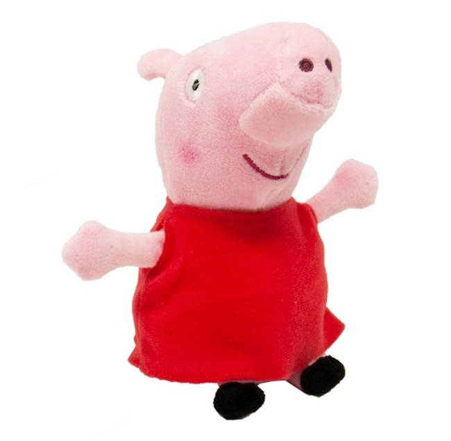 Peppa Pig plyšová figurka červená 20 cm - 1 kus