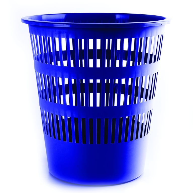 Odpadkový koš Donau - 12 l, plast, modrý
