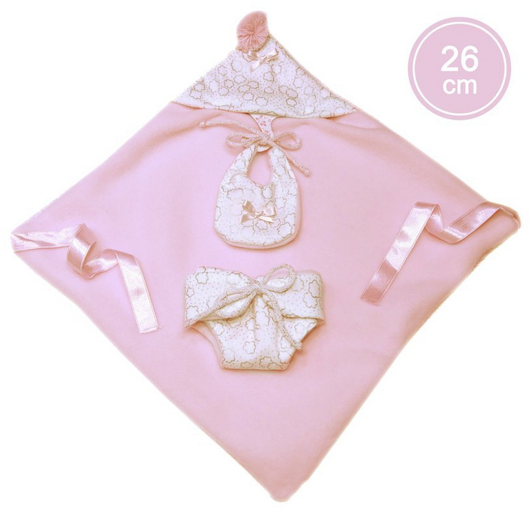 Llorens M26-308 obleček pro panenku miminko NEW BORN velikosti 26 cm
