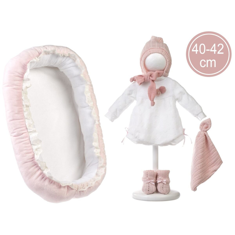 Obleček pro panenku miminko velikosti 40–42 cm s doplňky