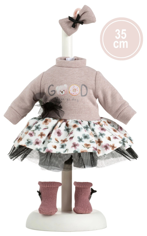 Obleček pro panenku Llorens velikost 35 cm s doplňky