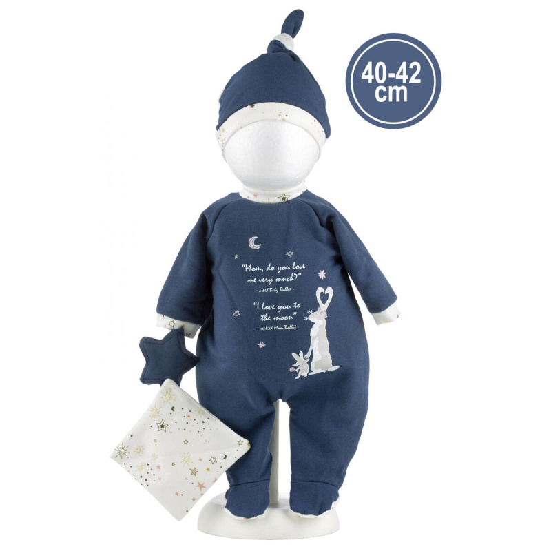 Obleček pro panenku miminko New Born velikosti 40–42 cm s doplňky