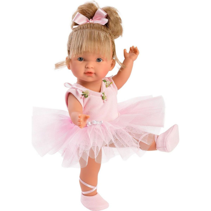 Llorens 28030 VALERIA BALLET - realistická panenka s celovinylovým tělem - 28 cm