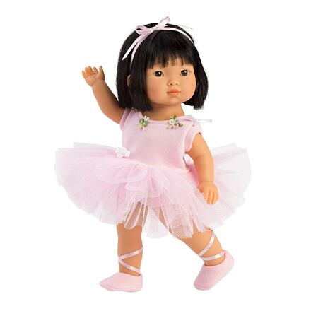 Llorens 28031 LU BALLET - realistická panenka s celovinylovým tělem - 28 cm