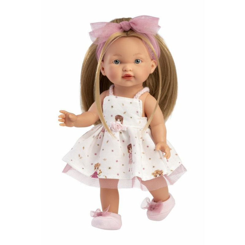 Realistická panenka Llorens Valeria s celovinylovým tělem - 28 cm